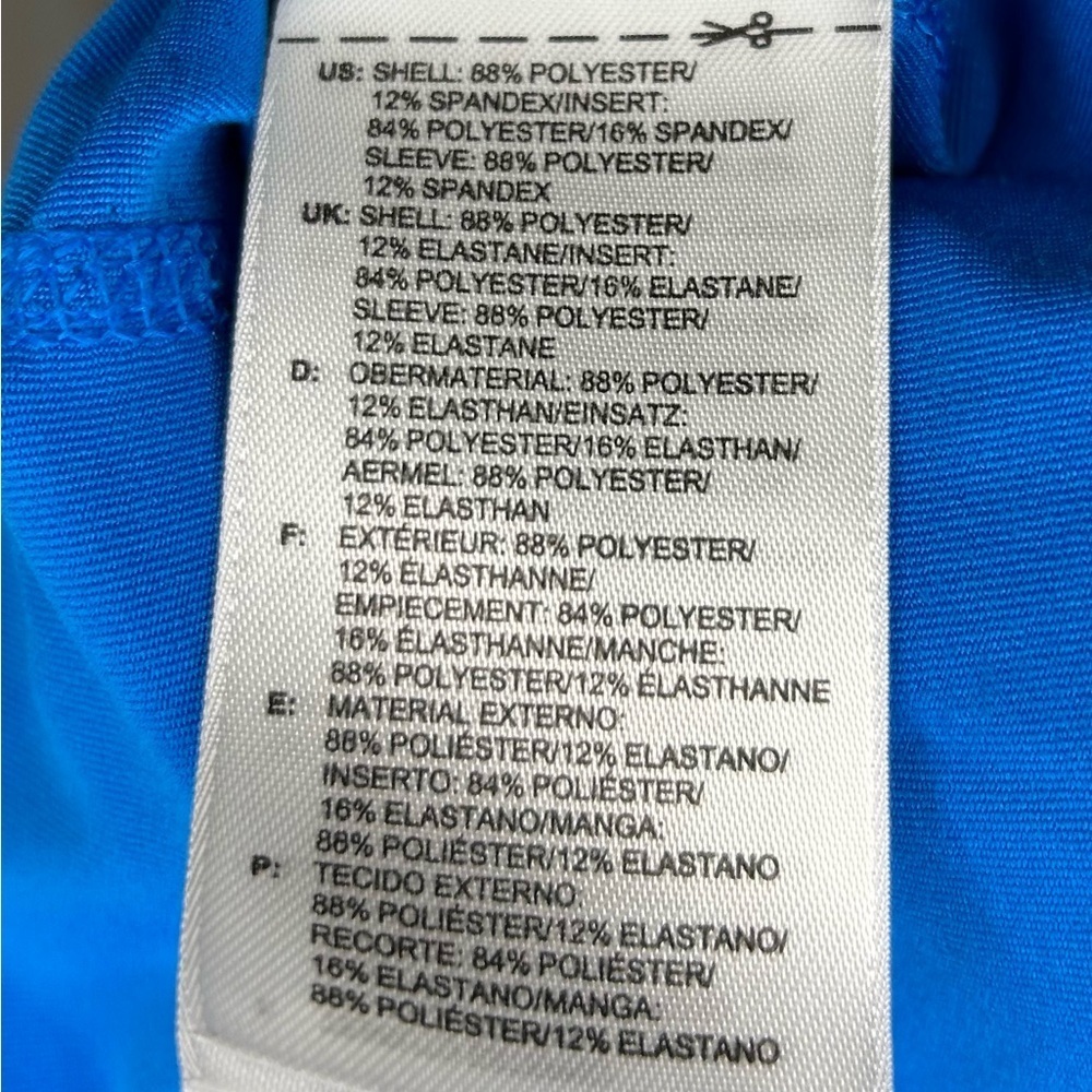 Adidas Techfit Climalite Fitted T Shirt Blue Mens Size 2XL Active Sporty Workout - Picture 9 of 11